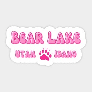 Bear Lake Utah Idaho Gift Shirt Sticker